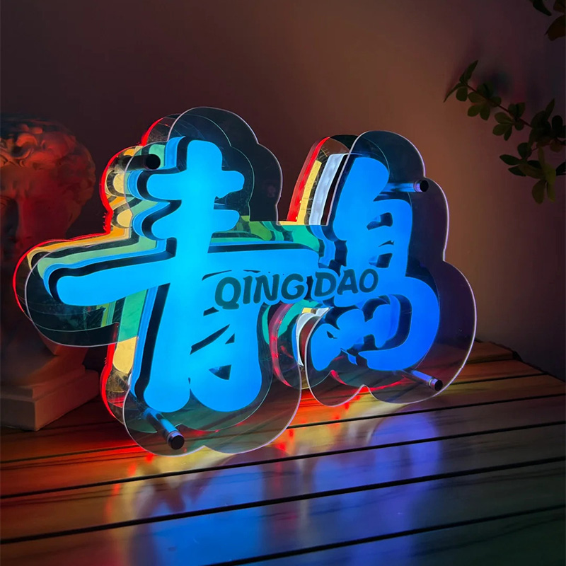 Customized acrylic luminous characters